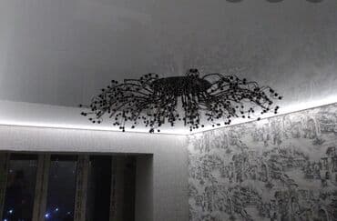 натяжные потолок ош: Натяжные потолки Уста Гарантия строго 10 лет 100% из российских — 4