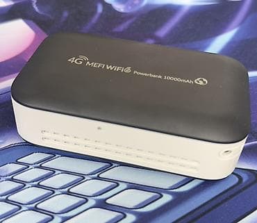 паур банк: 4G роутер MEFI Wi‑Fi 6 + пауэрбанк 10000 мА·ч - Комбо-устройство — 3