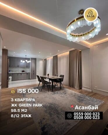 петровка дом: 3 комнаты, 99 м², Элитка, 8 этаж, Дизайнерский ремонт — 1