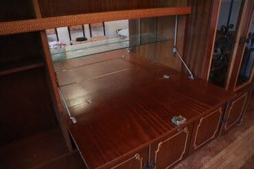 финская стенка: Гарнитур для зала, Б/у, Дерево, Самовывоз — 6