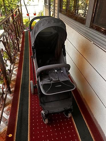 прогулочная коляска чемодан: Прогулочная коляска LUXMOM, серый цвет. Особенности: - Легкая — 4