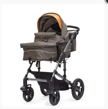 yokosun подгузники бишкек цена: Коляска, цвет - Черный, Новый — 3