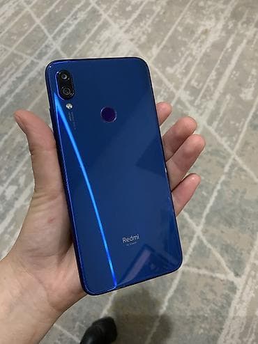 Redmi, Redmi Note 7, Б/у, 128 ГБ, цвет - Синий, 2 SIM at lalafo.kg Redmi, Redmi Note 7, Б/у, 128 ГБ, цвет - Синий, 2 SIM