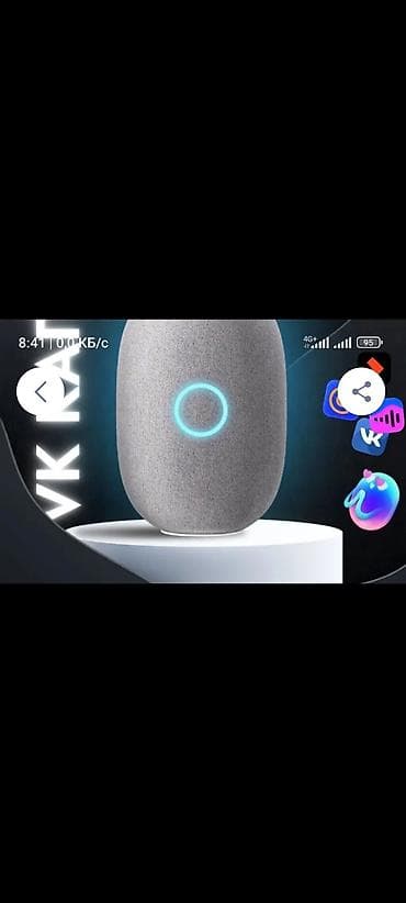 digital audio recorder: Умная колонка VK Капсула с голосовым помощником Марусей — цвет — 1