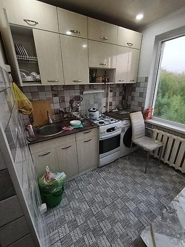 квартиры аламидин: 2 комнаты, 43 м², 104 серия, 4 этаж, Старый ремонт — 1