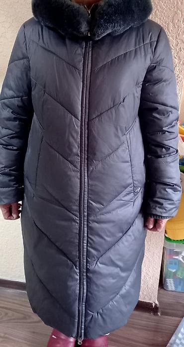 real techniques: Зимняя женская куртка, воротник из натурального меха, капюшон съемный — 4