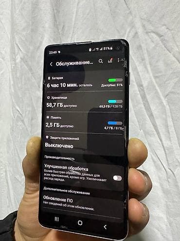 Samsung Galaxy S10, 128 ГБ, цвет - Белый