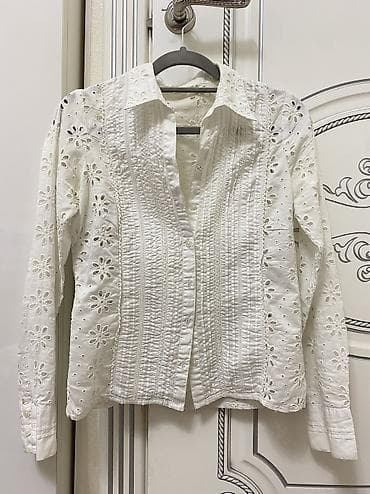 armani code: Красивая легкая рубашка с необычными узорами на весну-лето Качество — 1