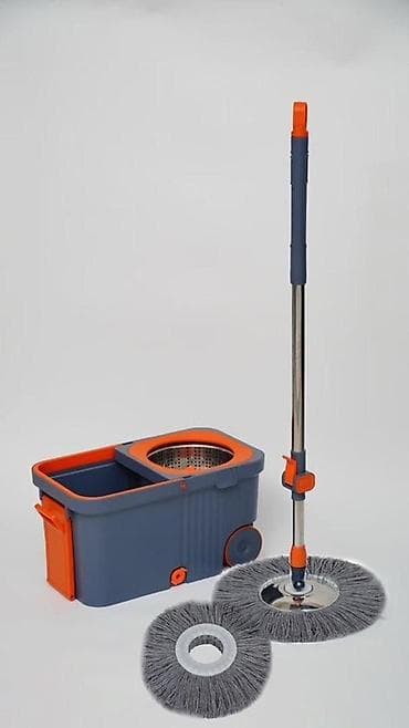 чудо швабра: Швабра с ведром-centrifugой (spin-mop) для влажной уборки — 1