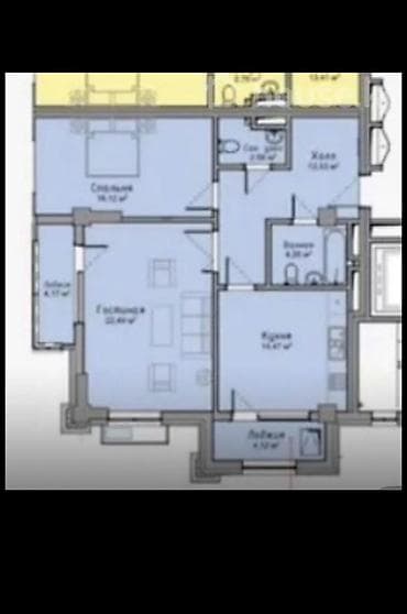 Продажа квартир: 2 комнаты, 81 м², Элитка, 9 этаж, Готовая ПСО (под самоотделку) — 3