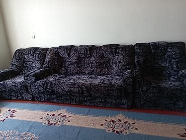 спалный мебел: Прямой диван, Б/у — 1