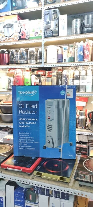 обогреватель midea: Масляный обогреватель Кол-во секций: 10 и более, Быстрый нагрев, Защита от замерзания, Отключение при падении — 1