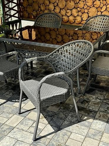 Бакча эмерек комплекти, Креслолор, Ротанг — 3