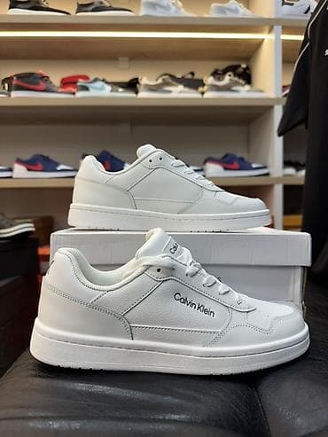 nike react: Мужские кроссовки, 42, Calvin Klein, Новый, цвет - Белый, Самовывоз — 1