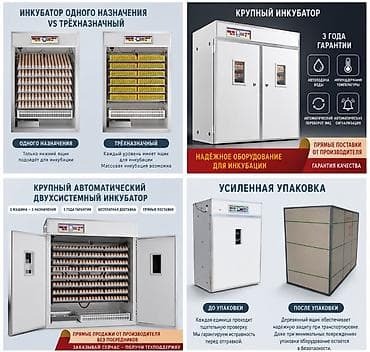 Промышленные инкубаторы для яиц Описание: - Профессиональное — 1