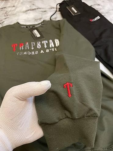 одежда акацуки: Мужской костюм Trapstar (свитшот + джоггеры) - Комплект: свитшот с — 4