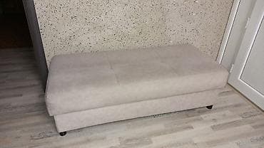 большой раскладной диван: Комплект мягкой мебели, цвет - Бежевый — 5