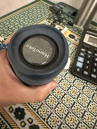 imac 24: Портативная Bluetooth-колонка Haino Teko (цилиндрическая, тканевая — 5