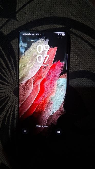 Samsung Galaxy S21 Ultra, Б/у, 128 ГБ, цвет - Черный, 1 SIM, eSIM at lalafo.kg Samsung Galaxy S21 Ultra, Б/у, 128 ГБ, цвет - Черный, 1 SIM, eSIM