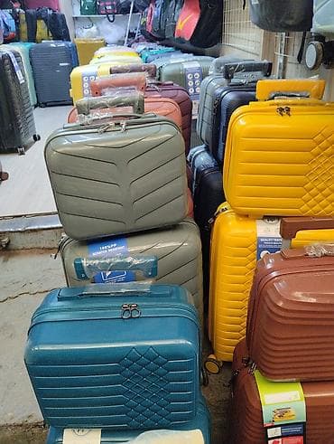 Аксессуарлар: Чемоданы на колёсах из лёгкого и прочного полипропилена (PP) - — 8