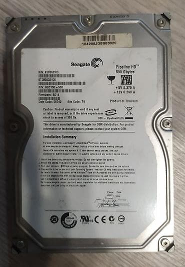 gt 730: Накопитель, Б/у, Seagate, HDD, 512 ГБ, 3.5", Для ПК — 1