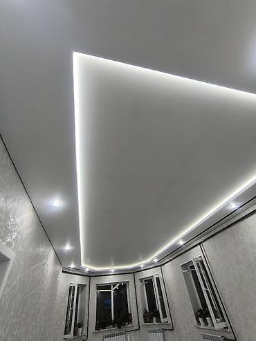 Натяжной потолок Матовое Монтаж