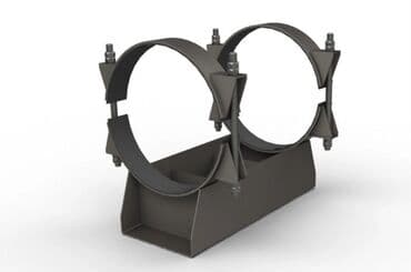 краник: Опоры трубопроводов скользящие, D= 15-1620 мм, Марка: ОПП2; ОПБ2; — 1