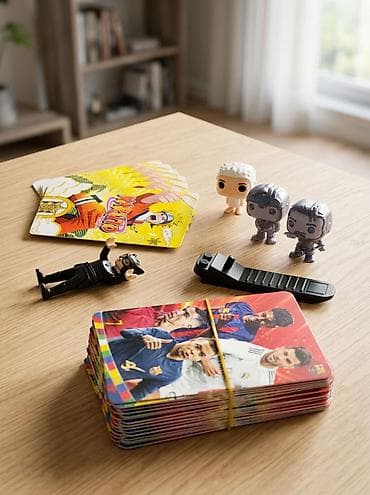 Монеты: Карточки для игр Наруто и футбол 3 фигурки Франко поп осд Киндер и — 1