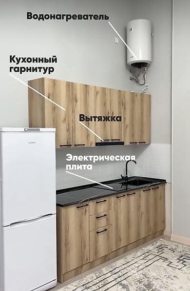 Продажа квартир: 1 комната, 28 м², Аламедин-1 мкр Элитка, 1 этаж, Евроремонт — 1