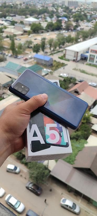iphone mobile: Samsung Galaxy A51, Б/у, 64 ГБ, 2 SIM — 9