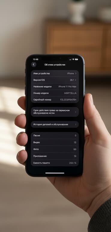 купить gps навигатор для автомобиля: IPhone 11 Pro Max, Б/у, 256 ГБ, Black Titanium, Защитное стекло, Чехол, 100 % — 1
