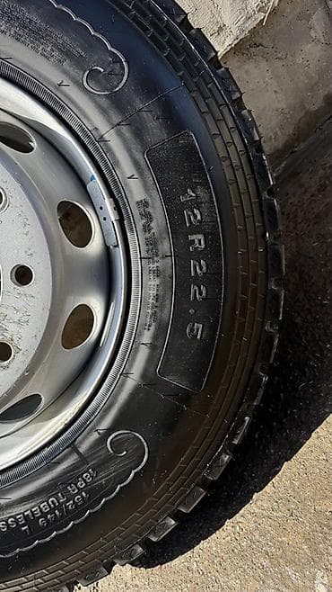 ось на легковой прицеп: Колеса в сборе R 22,5, Всесезонная, Новый, 1 шт, Грузовики/Автобусы, Железные — 3