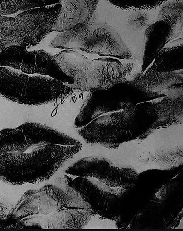 Постеры/принты с отпечатками губ и мотивационными фразами - Дизайн