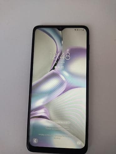 note 13 pro plus: Samsung Galaxy A12, Б/у, 32 ГБ, цвет - Черный, 2 SIM — 2