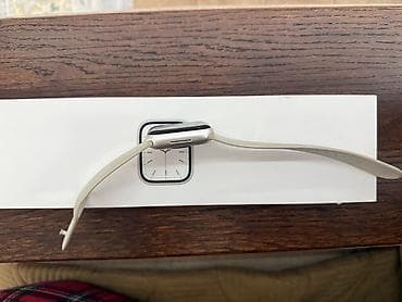 apple watch 7 41mm: Смарт‑часы Apple Watch с алюминиевым корпусом серебристого цвета и — 3