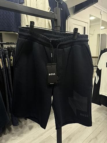 boss: Мужские шорты, S, M, L, Lacoste, Новый, цвет - Синий, Самовывоз — 2