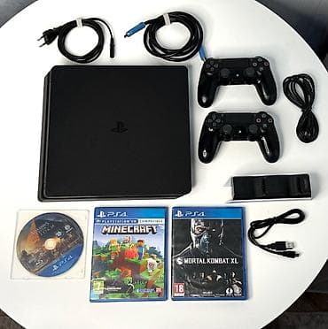 Продаю PS4 Slim 500GB нечего докупать не надо, купил и играешь