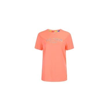 женская пальто: Распродажа! Женская футболка Li Ning оранжевая, код: womensTshirt_LN1 — 1