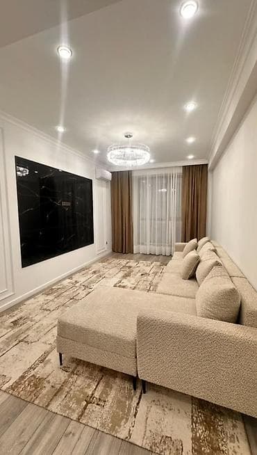 binar: 3 комнаты, 86 м², Асанбай мкр Элитка, 4 этаж, Евроремонт — 6