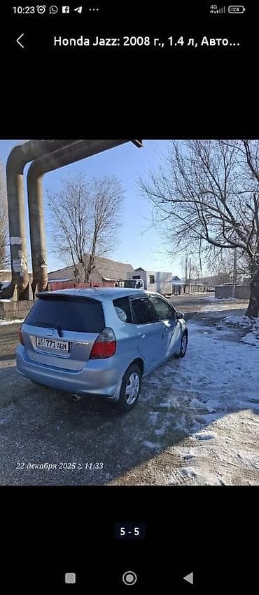 смарт профиль: Honda Jazz: 2008 г., 1.4 л, Автомат, Бензин, Хэтчбэк — 5