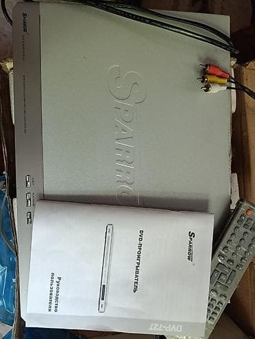 ТВ и видео: DVD-проигрыватель Sparrow DVP-727 новый (без коробки) прошу 1200 сом — 1