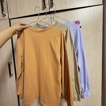 Лонгслив, цвет - Терракотовый, Все размеры at lalafo.kg Лонгслив, цвет - Терракотовый, Все размеры