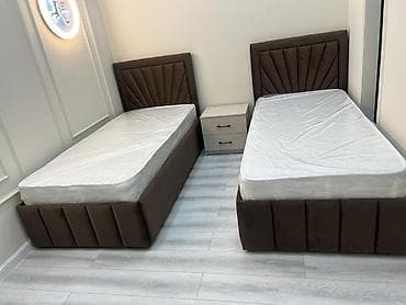 metta samurai: На заказ. Кровать в современном стиле с мягким изголовьем серого — 2