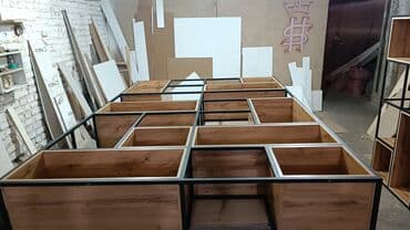 настенные книжные полки: Стеллаж настенный на заказ — 4