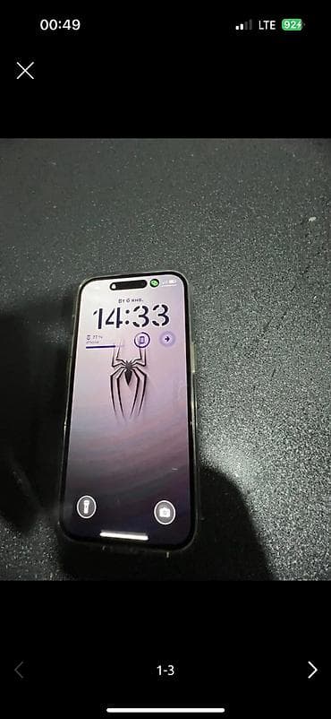 redmi note 12 lalafo: IPhone 14 Pro, Б/у, 256 ГБ, Deep Purple, Защитное стекло, Чехол, Кабель, 79 % — 2