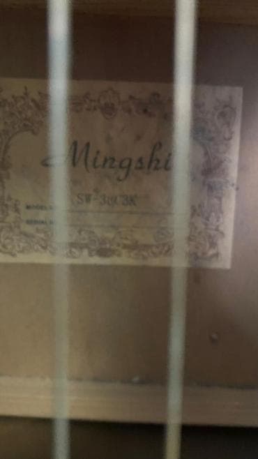 Гитары: Акустическая гитара Mingshi SW-380/38K - Корпус: полноразмерный с — 4