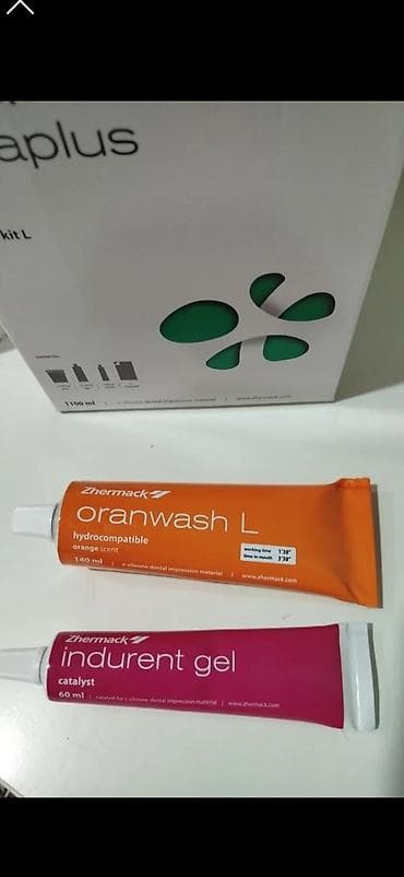 Oranwash и катализатор от слепочной массы Zeta plus .Бумага для