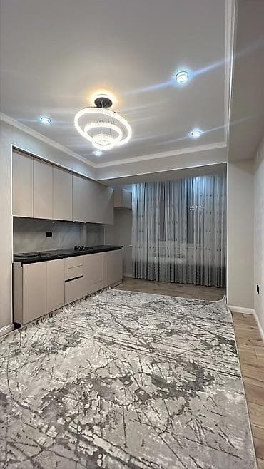 rixos hall: 2 комнаты, 68 м², Фрунзе мкр., Элитка, 10 этаж, Дизайнерский ремонт — 2