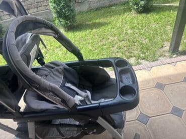 держатель телефона на велосипед: Коляска, цвет - Черный, Б/у — 2