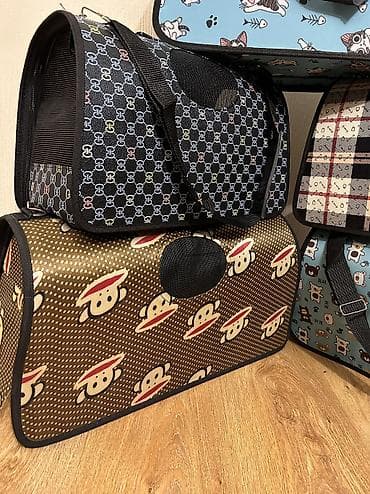 Собаки: Сумки новые переноски для кошек и собак мелких пород. Есть много — 5